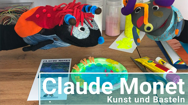 Claude Monet Bastelidee