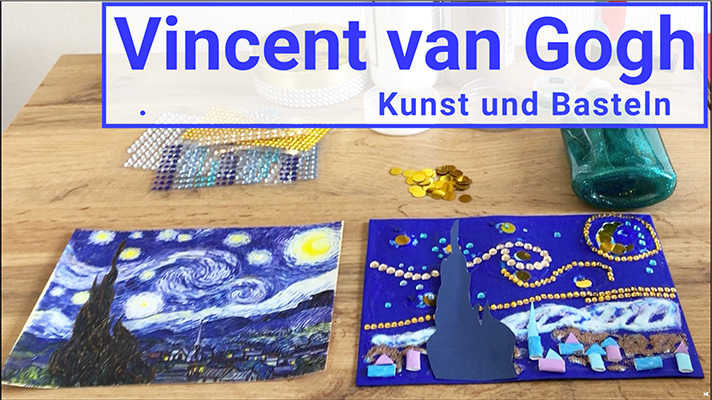 Vincent Van Gogh Bastelidee Sternennacht